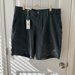 Southern Tide Men's Dark Gray Flat Front Shorts
